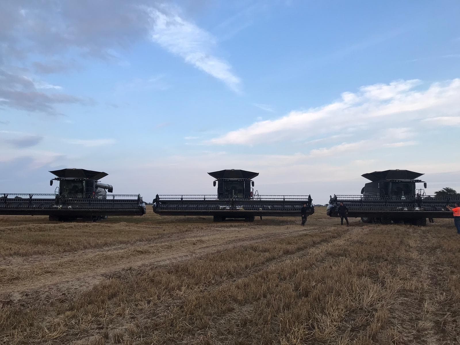 3 Ideal Combines in a field!