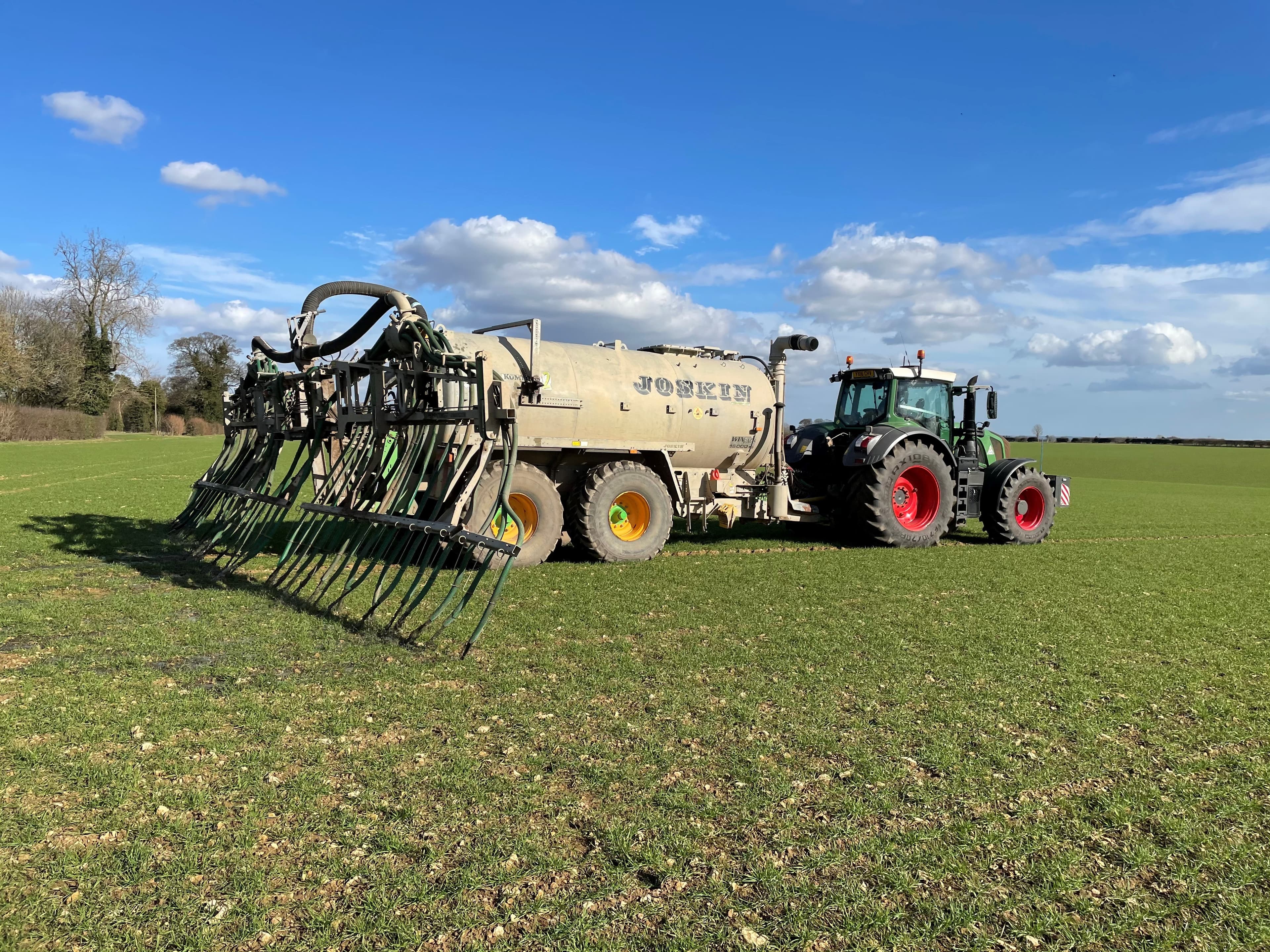 Slurry application