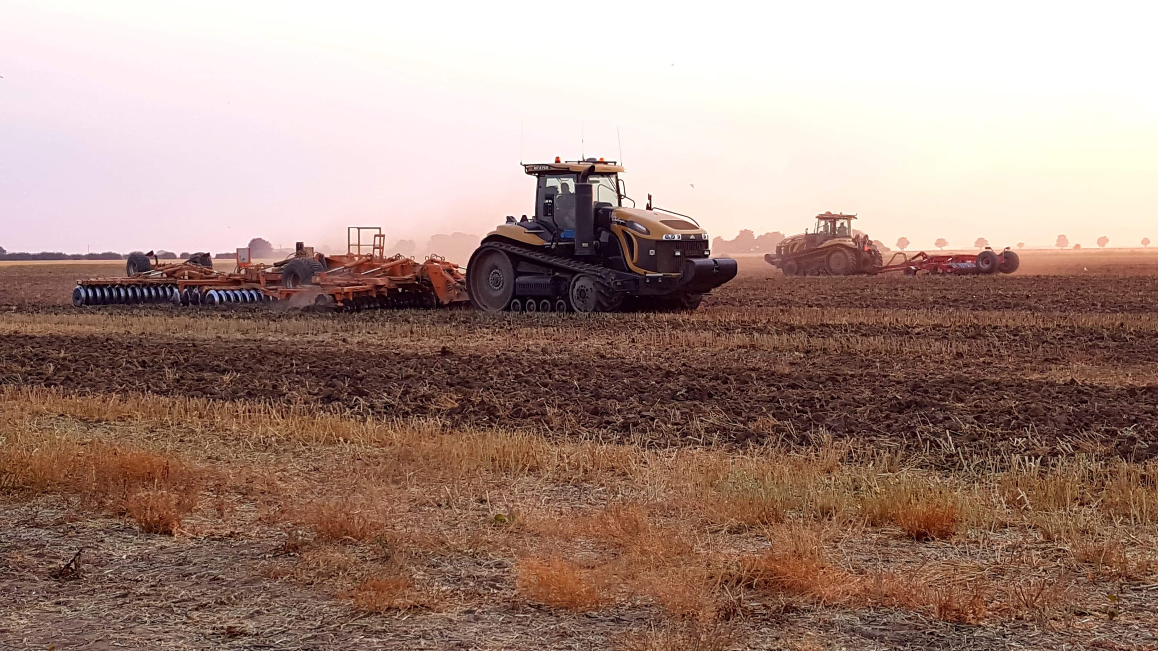 Working the very dry land