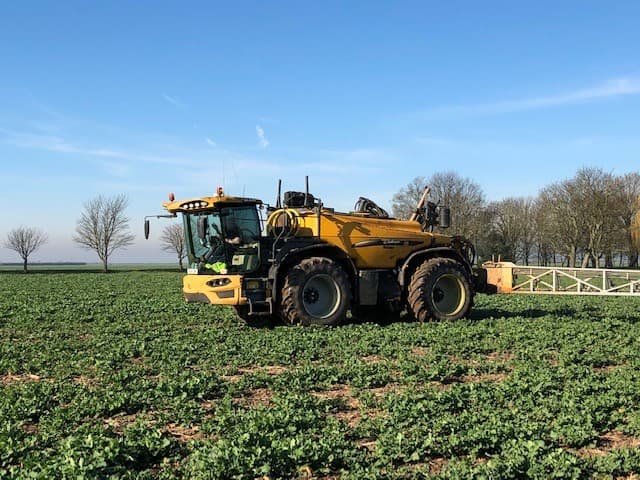 Matt Applying liquid Fertiliser